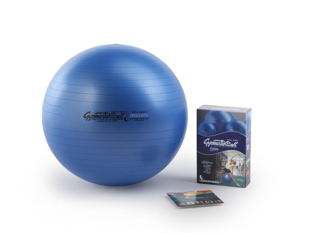 Ledragomma Gymnastik Ball Maxafe® 75cm modrá
