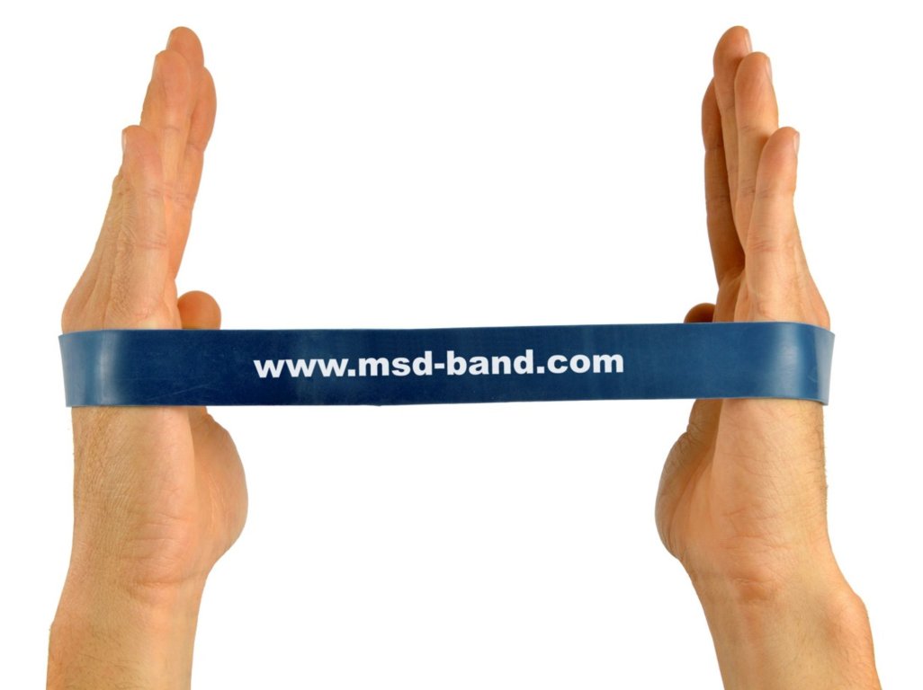 MSD-Band odporová slučka 28 x 2,5cm modrá (extra silná)