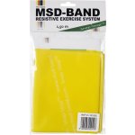 MSD-Band Odporový posilňovací pás 1,5m - Farba/Stupeň: žltá (stupeň 2)